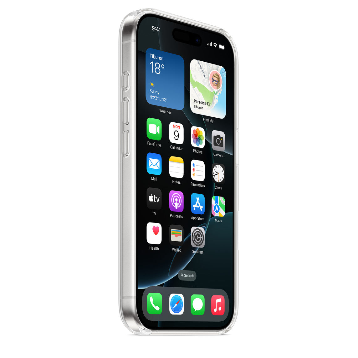 Apple - Coque transparente avec MagSafe iPhone 16 Pro